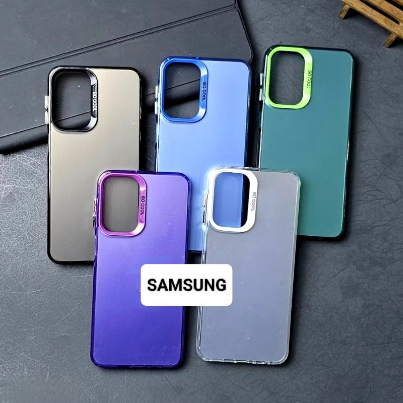 SLICON/CASE SAMSUNG A52/A52S CASE IMD HYBRID PLATE HOLOGRAM HARDCASE