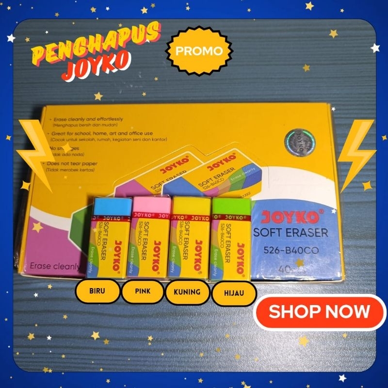 

ERASER/PENGHAPUS JOYKO 526-B40CO