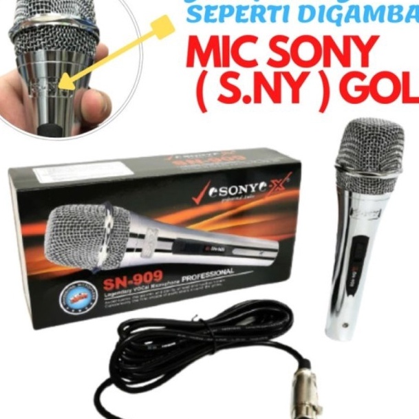 Kilat MIC SONY SN 99 MIC KABEL SONY MICROPHONE SONY SN 99 MIC KABEL MIC KARAOKE SONY SN99