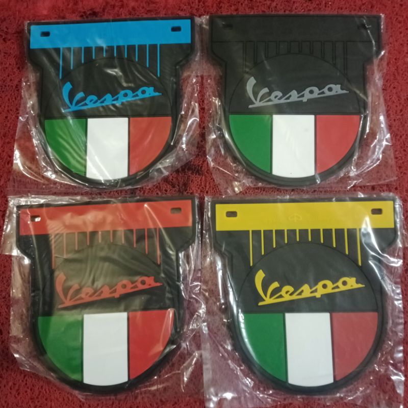 Kepet air mudlep vespa bahan mengkilat tebal