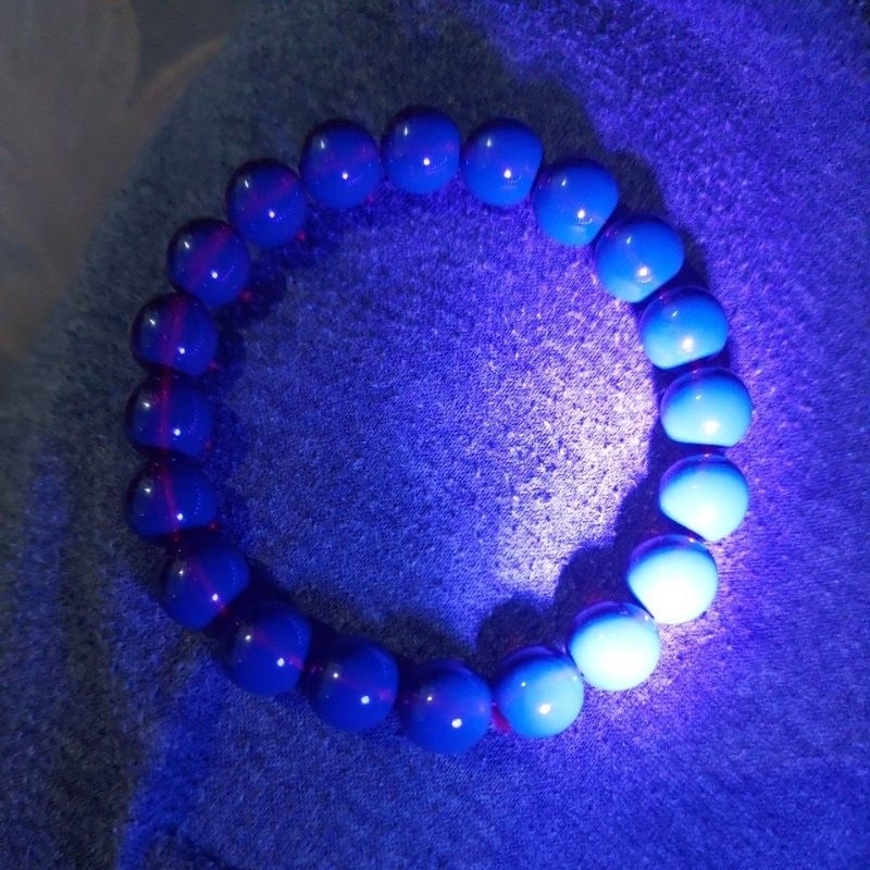 Gelang red amber UV reactive