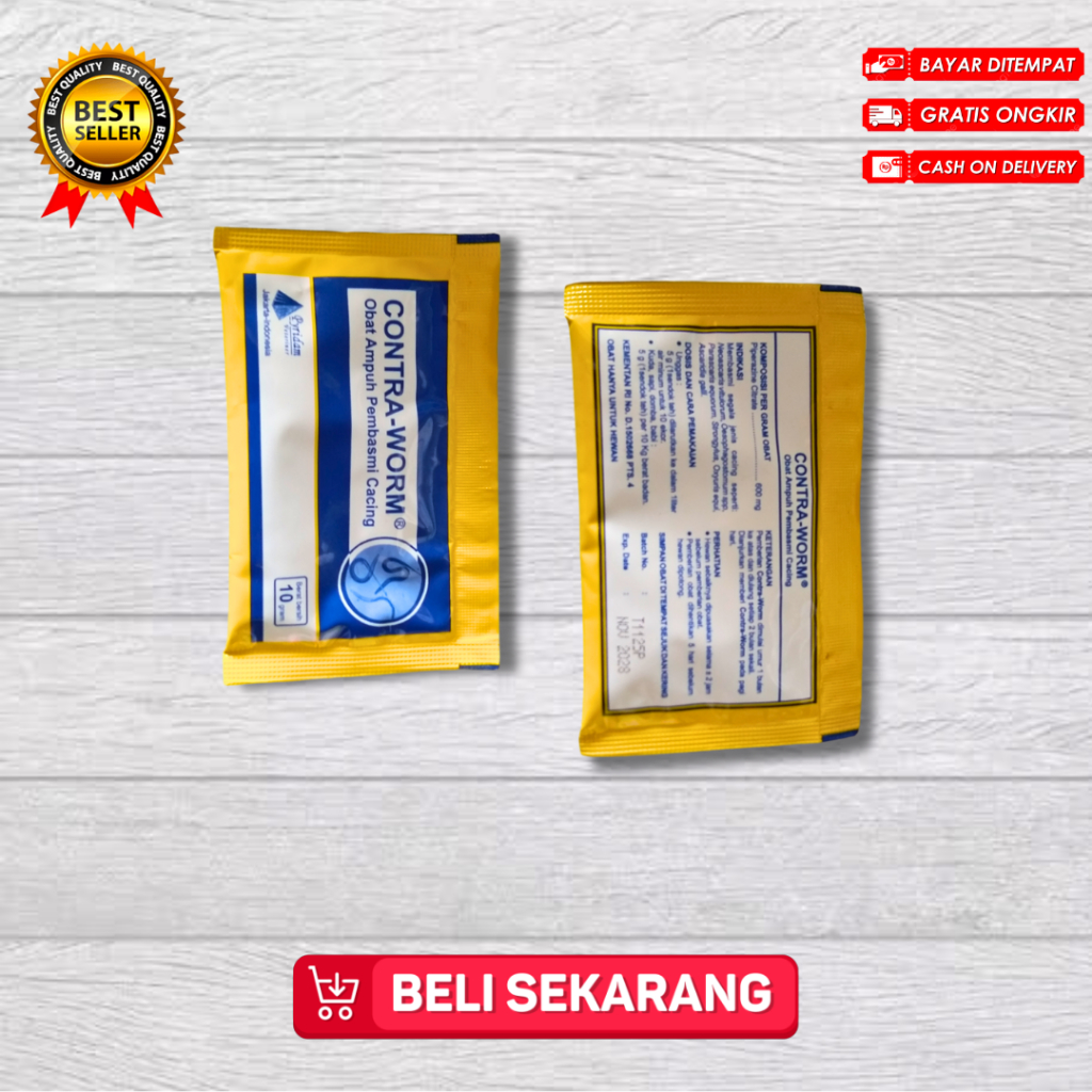 CONTRA WORM OBAT CACING PALING AMPUH MEMBASMI CACING PADA HEWAN