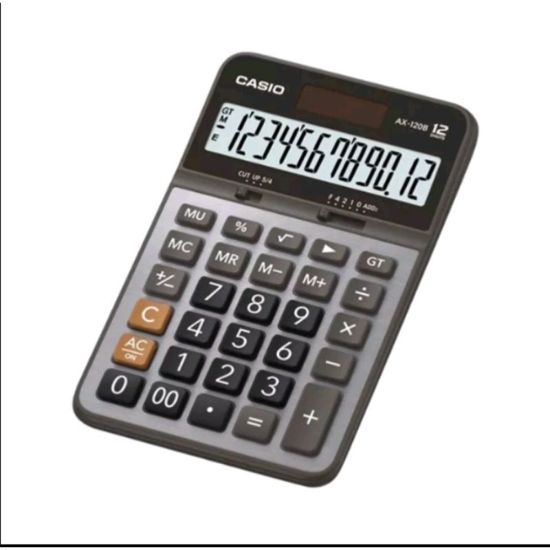 

alat berhitung kalkulator Casio AX-120B calculator praktis kalkulator toko dagang standard 12 digit