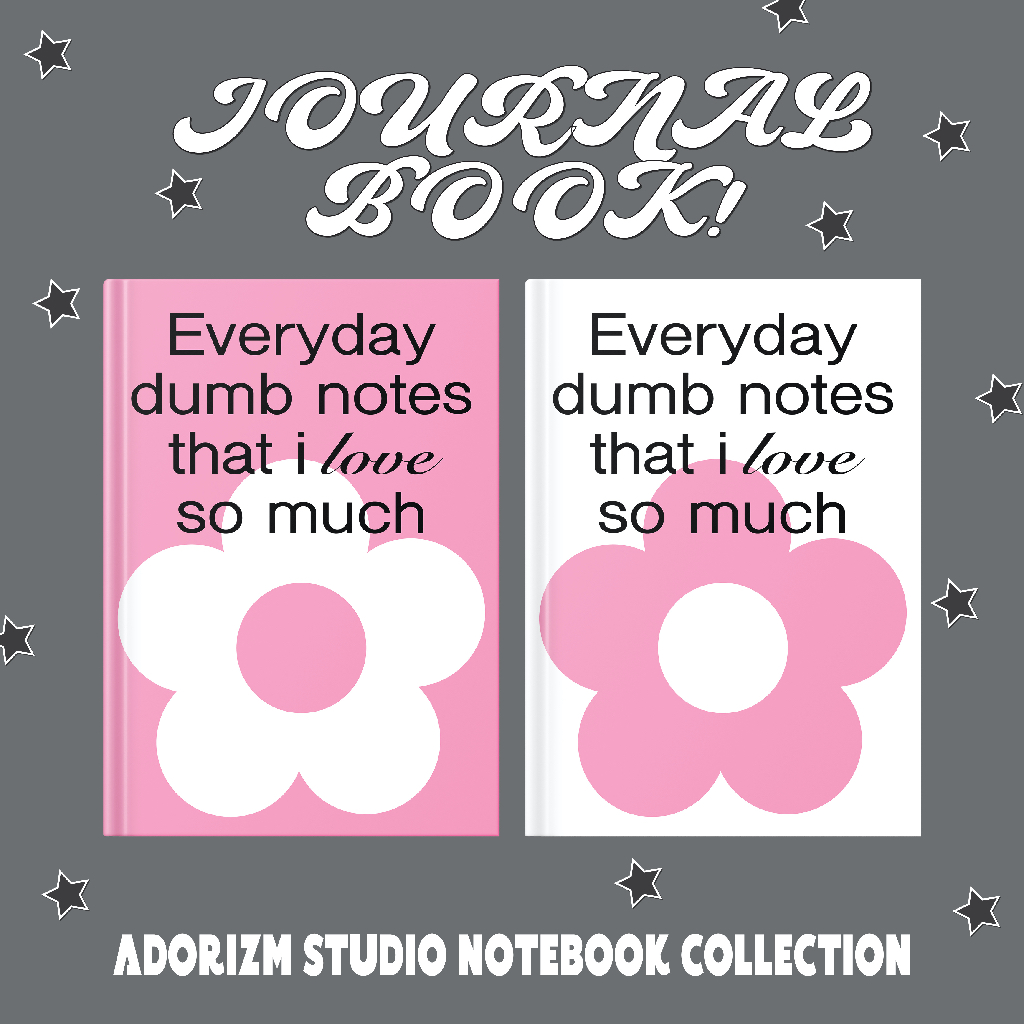 

Hardcover Notebook Journaling | Everyday Dumb Notes by adorizm studio