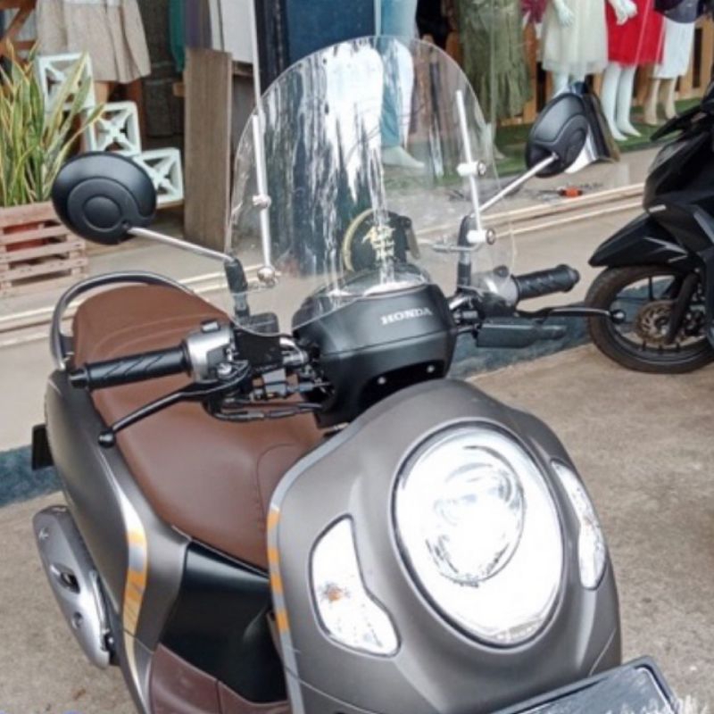 visor motor honda scoopy universal motor bebek & matic