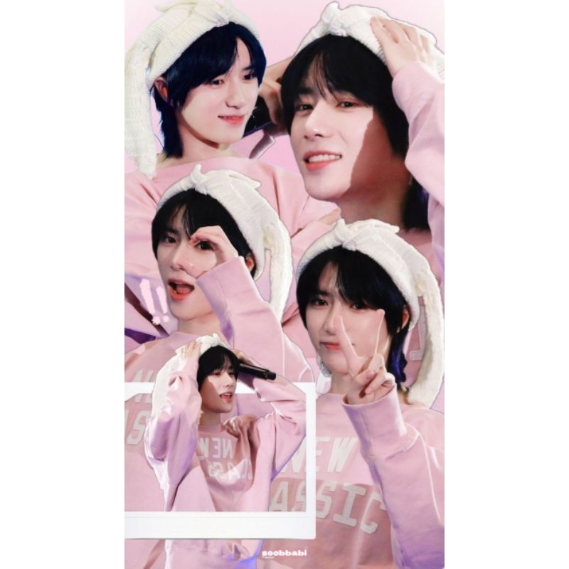 HANDMADE BEOMGYU TXT BEANIE CAT HAT/BEOMGYU BIRTHDAY HAT/BEOMGYU BEANIE/TOMORROW X TOGETHER/HUENINGK