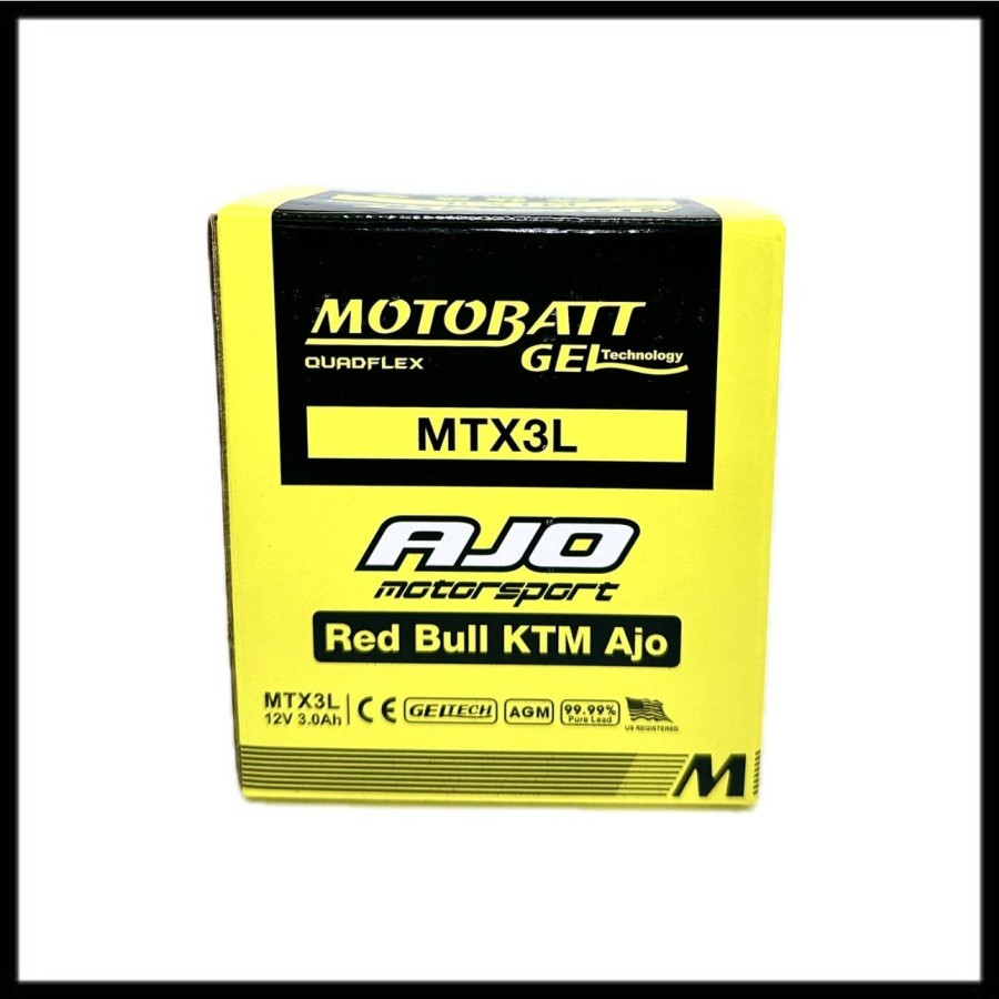 Aki motobatt rx king ninja 150 MTX3L original