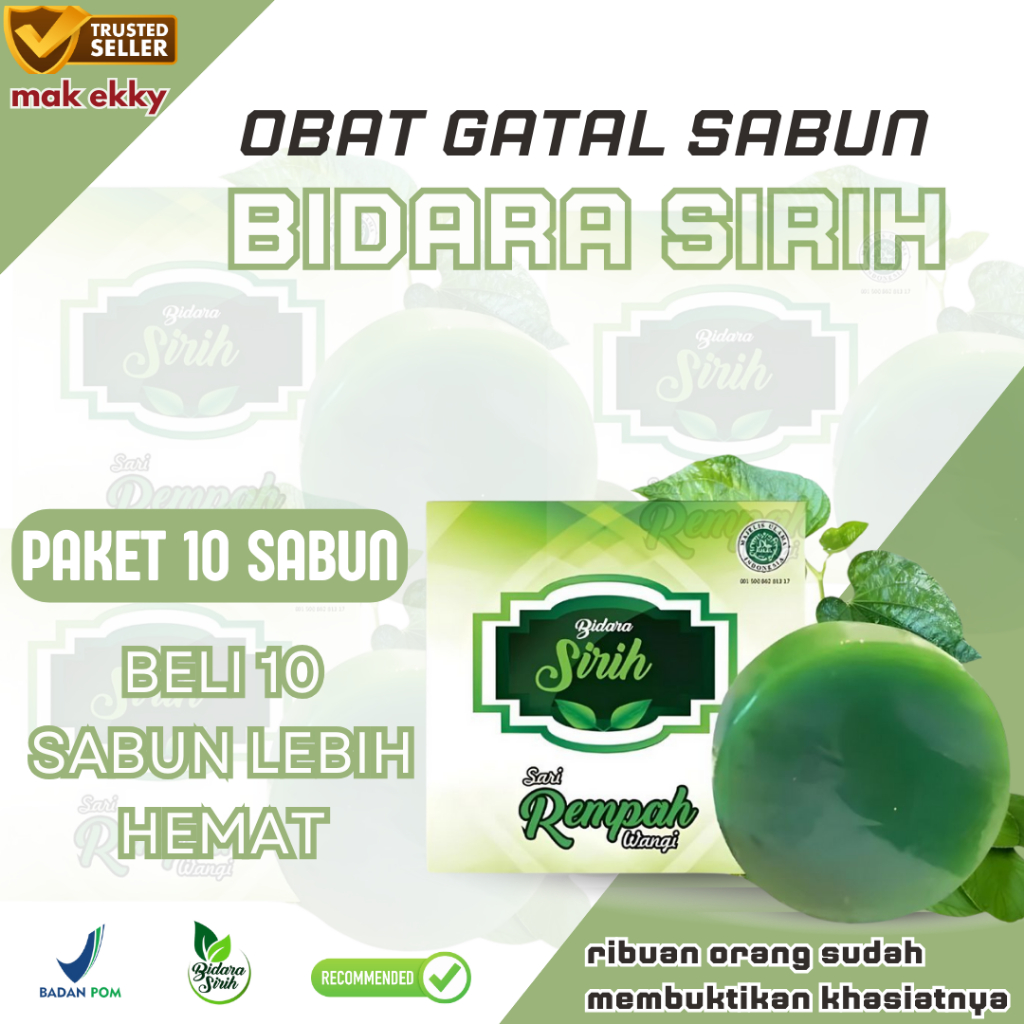 PAKET OBAT GATAL 10 SABUN BIDARA SIRIH