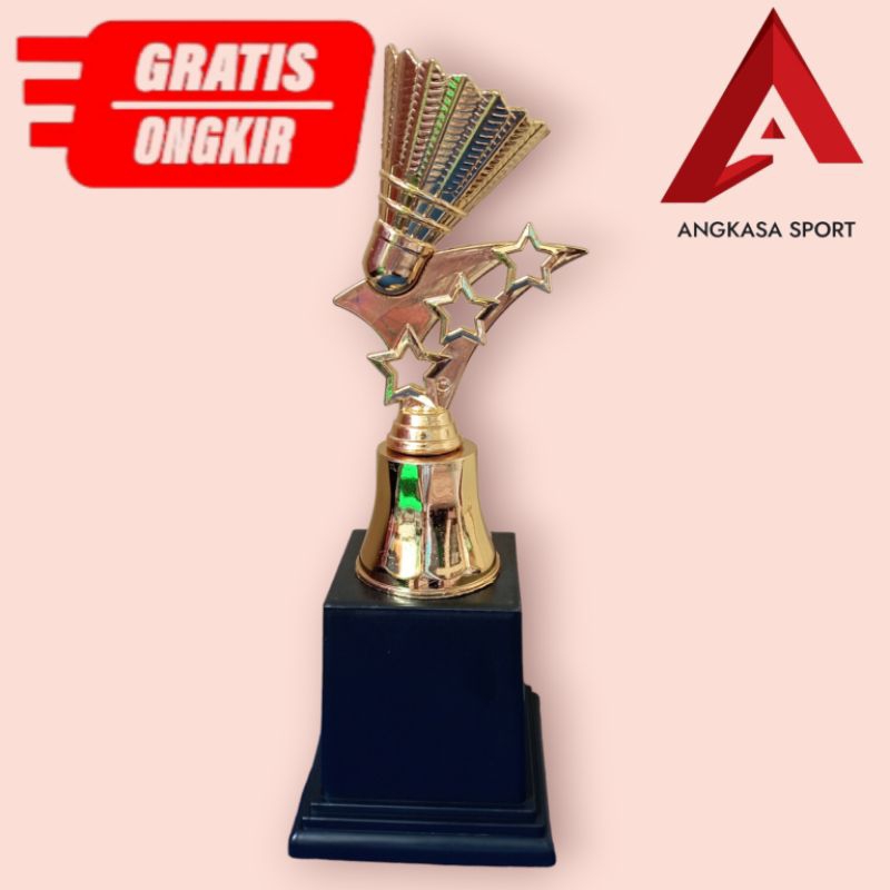 Trophy piala badminton satuan