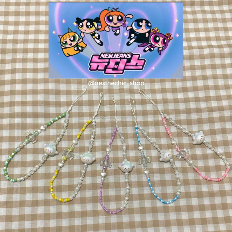 Phone Strap New Jeans x PowerPuff Girls