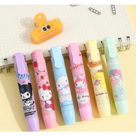 

Penghapus Pensil Mekanik Motif Karakter Lucu / Mechanical Eraser