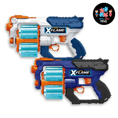 X Warrior Hero Flame Nerf Pistol Mainan Anak