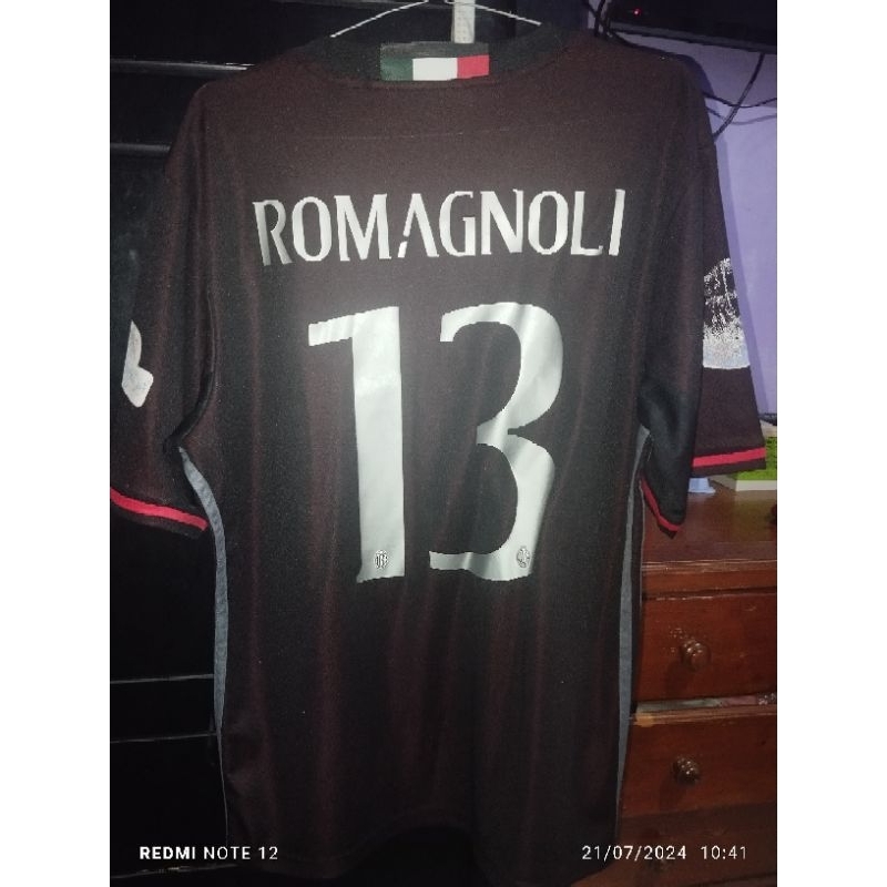 jersey ac milan home edisi final Supercopa 2016