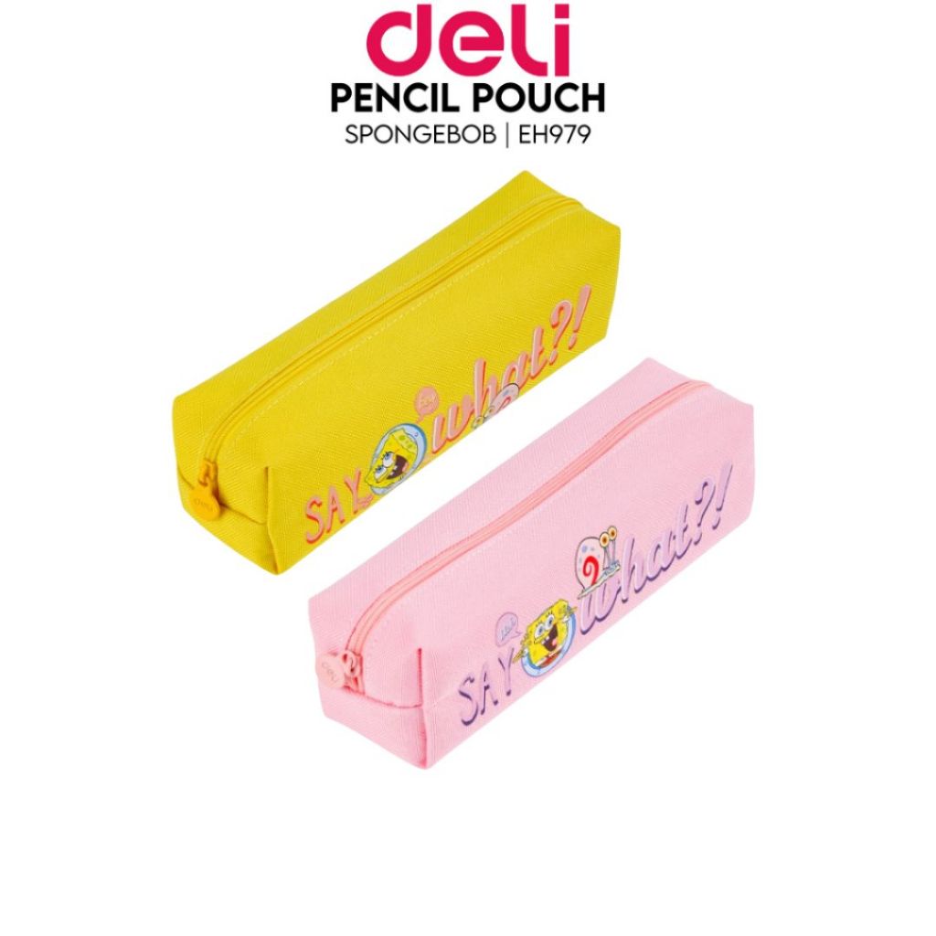 

KOTAK TEMPAT PENSIL PENCIL CASE RESLETING DELI H979 SPONGEBOB