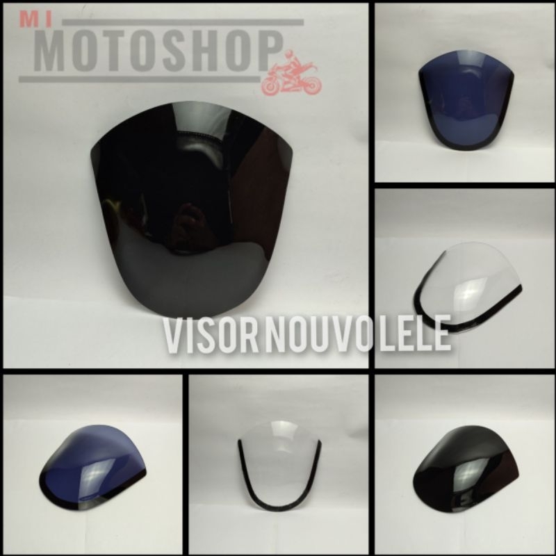 Aksesoris yamaha winshield nouvo lele, visor nouvo lele