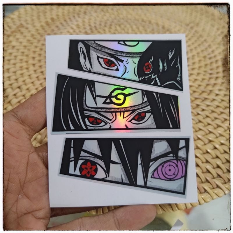 

Sticker #3, anime naruto, sharigan helogram