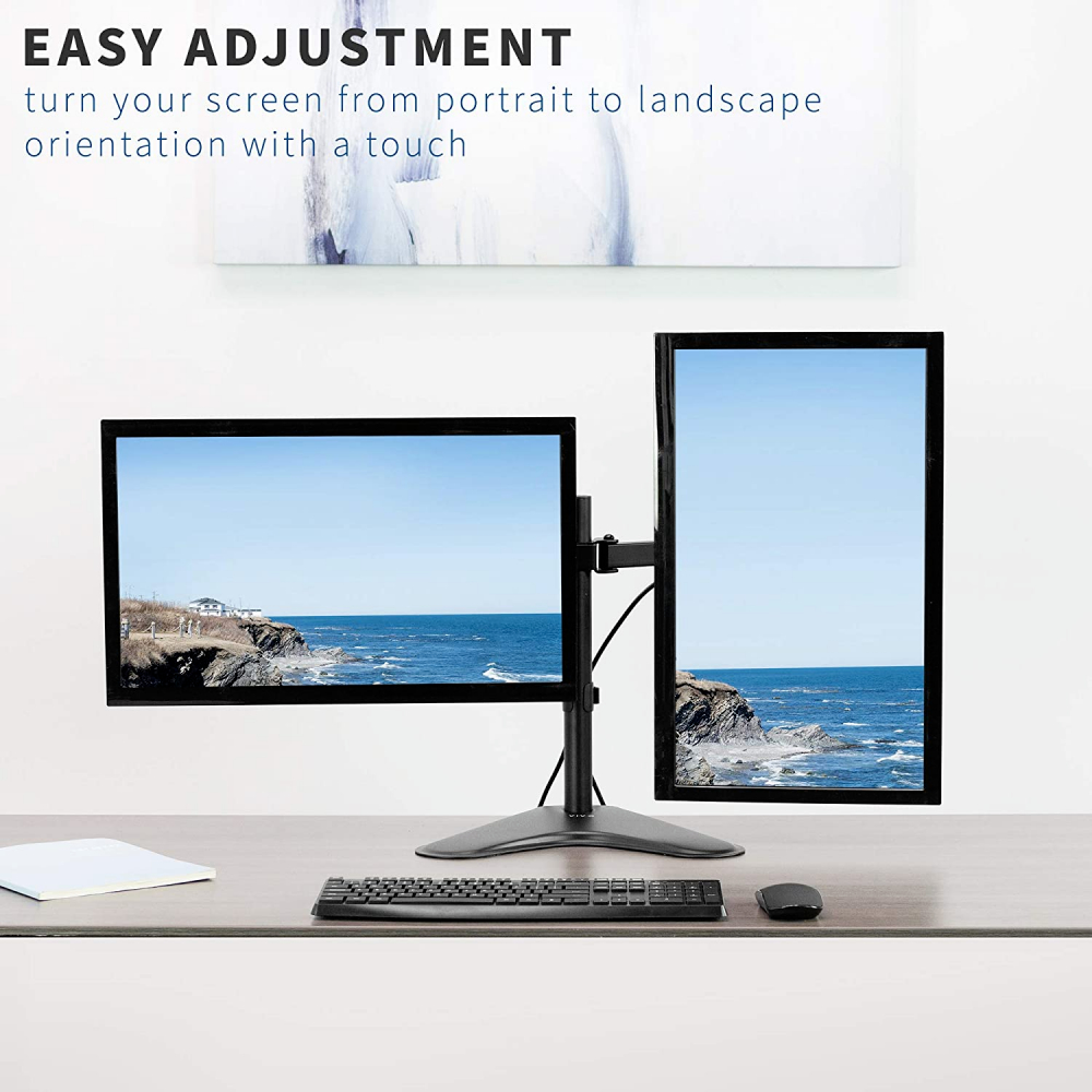 Bracket Monitor Table Mount Dual Arm 1.0 VESA 100 x 100 17-32 Inch TV Monitor  - Bracket Penyangga M