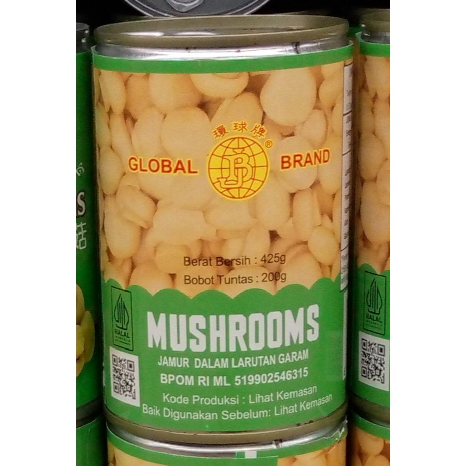 

Jamur Kaleng Global Mushroom 425gr