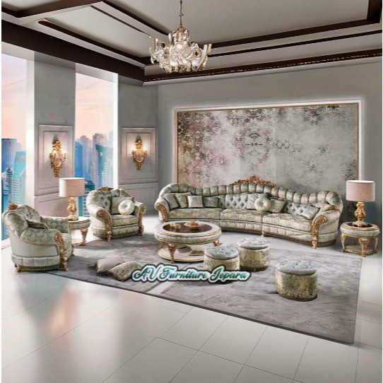 Sofa Ruang tamu furniture jepara model eropa clasik