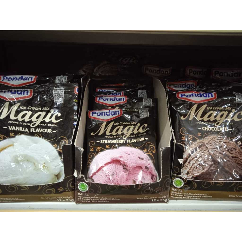 

Pondan Magic Ice Cream Mix 75gr