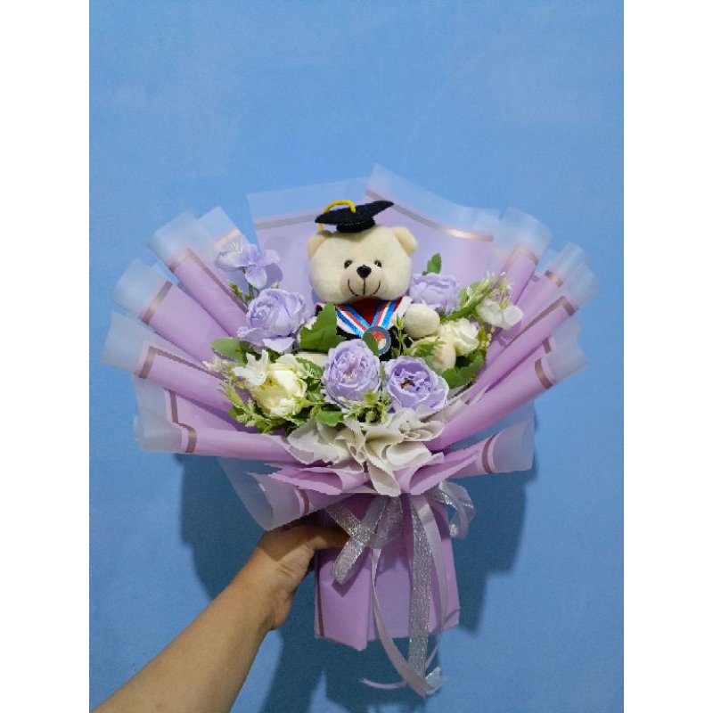Buket Wisuda IPDN, Buket wisuda pengukuhan, buket boneka wisuda IPDN, buket boneka wisuda