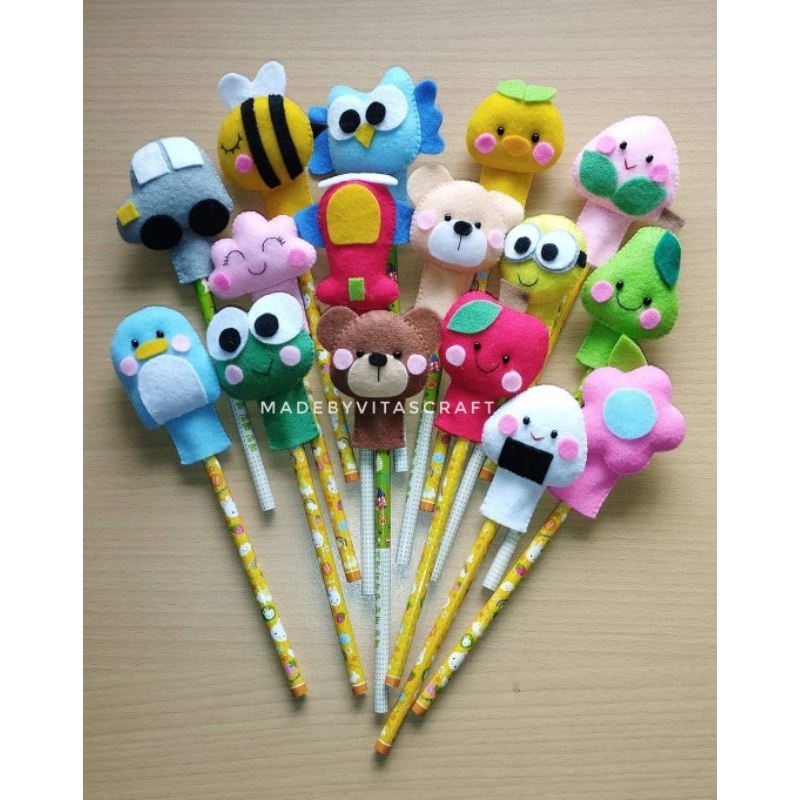 

Pensil Hias / Pensil Kain Flanel / Pensil Flanel / Pensil Lucu