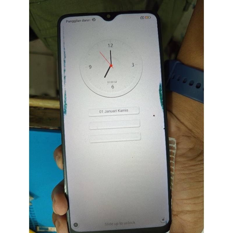 lcd original poco m3 cabutan second minus