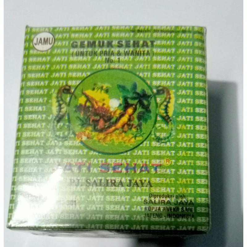 

JAMU JATI SEHAT NO 1 isi 30 bks