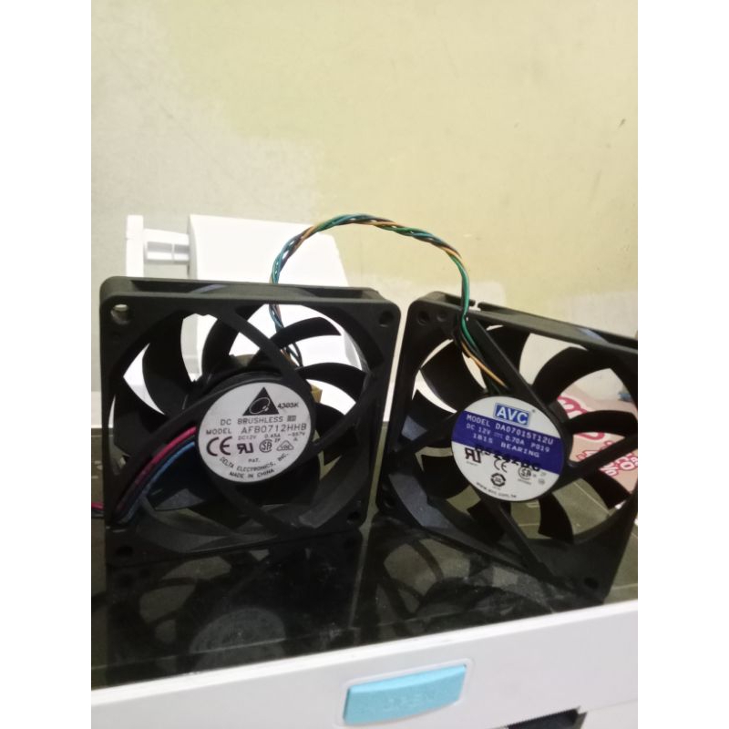 Kipas Cooling Fan Delta Avc High Speed 7cm Tebal 1.5cm 12v