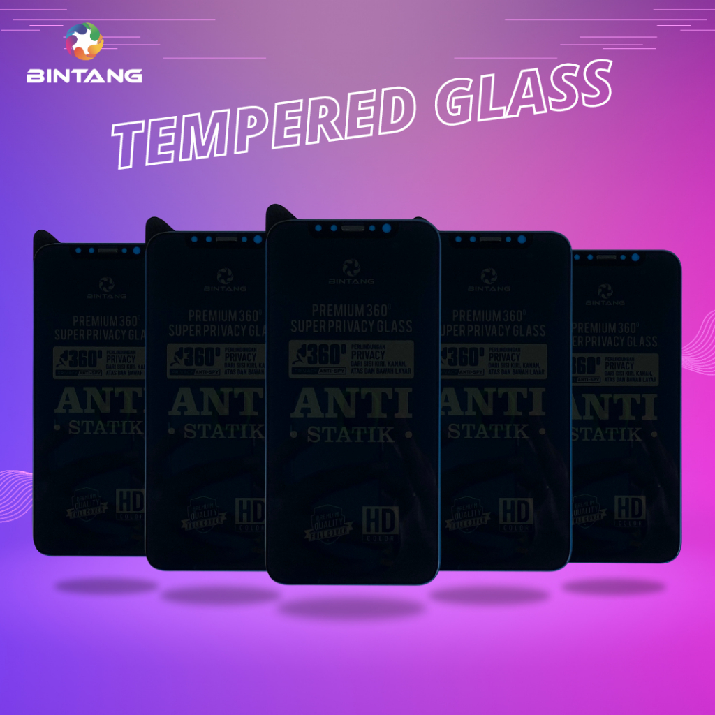 BINTANG ANTI GORES  PREMIUM 360 SUPER PRIVACY ANDROID DAN IPHONE