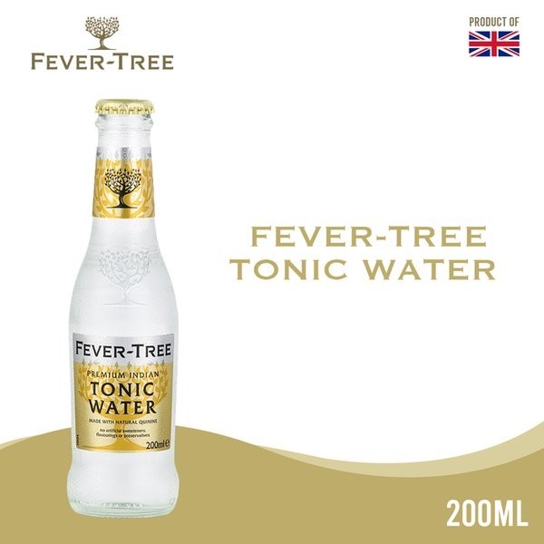 

Fever fever tree Premium indian tonic water 200ml soda drink