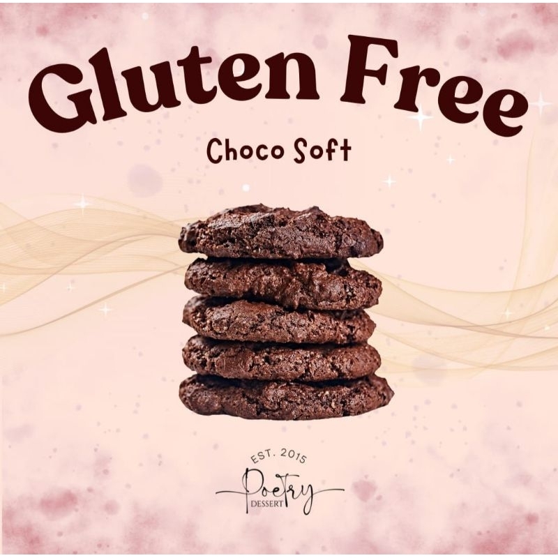 

GLUTEN FREE SOFT COOKIE CHOCO SOFT COOKIES TANPA GLUTEN LOW SUGAR