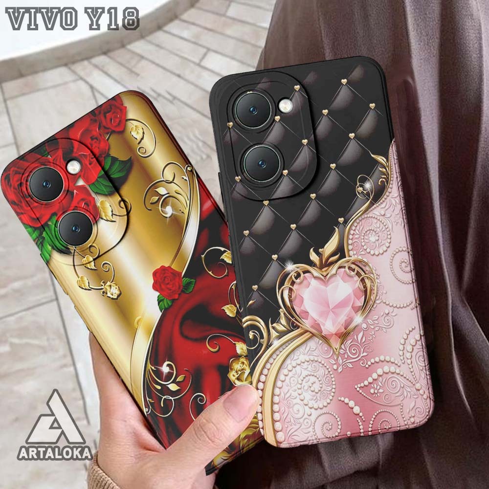 Softcase Hp VIVO Y18 2024/Y03/Y12/Y12S/Y28/Y21S/Y33S Motif BRANDED Hits Trendy Kekinian - Case Hp - 