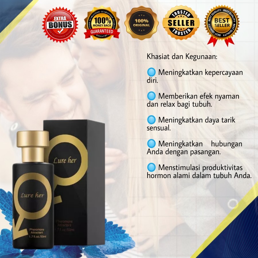Terlaris parfum Pheromone LURR HER best seller parfum pria wanita tahan lama original Meningkatkan c