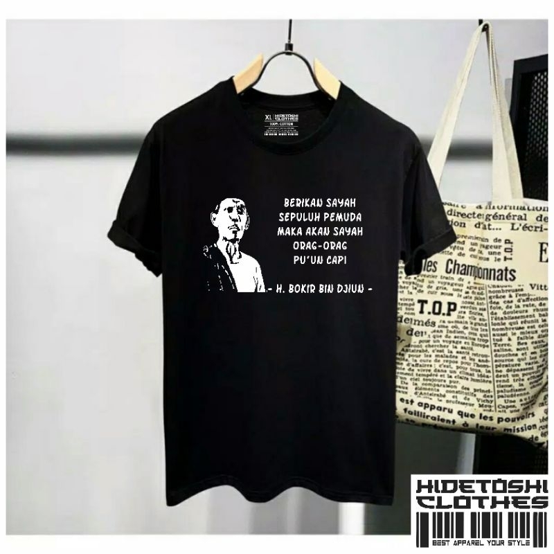 kaos Betawi haji Bokir kata-kata lucu kualitas super premium