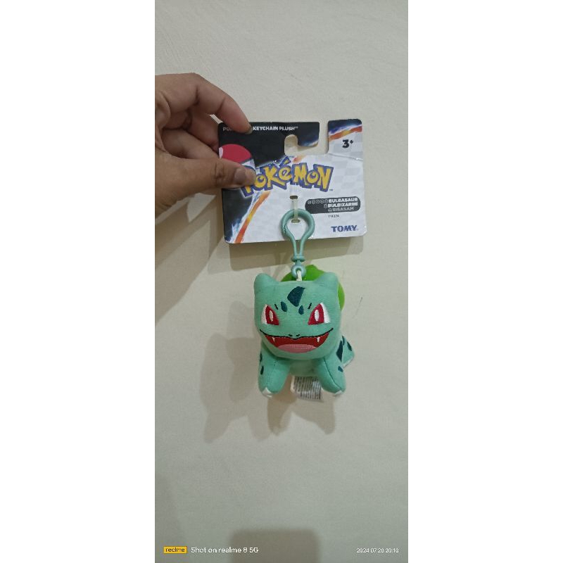 Gantungan Kunci / Ganci / Gantungan Tas Pokemon Bulbasaur Tomy USA Ori