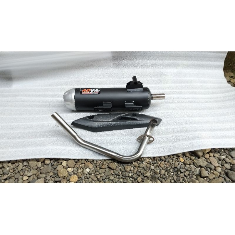 knalpot standar racing  copy TZM  untuk smua matic ,beat vario dll