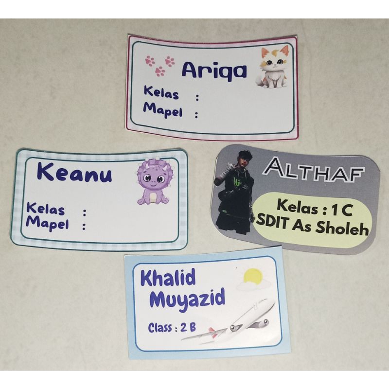 

sticker label custom pre order