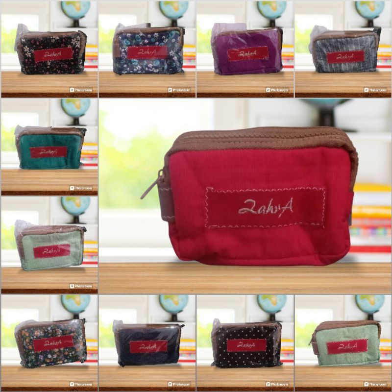 DOMPET MURAH WANITA ZAHRA KECIL 3 RESLETING UKURAN 13 CM