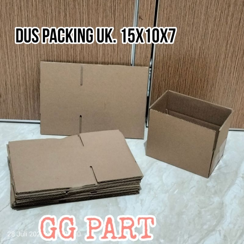 

KARDUS KARTON UK. 15 X 10 X 7 CM MODEL KARDUS INDOMIE / SHEET LUAR DALAM POLOS