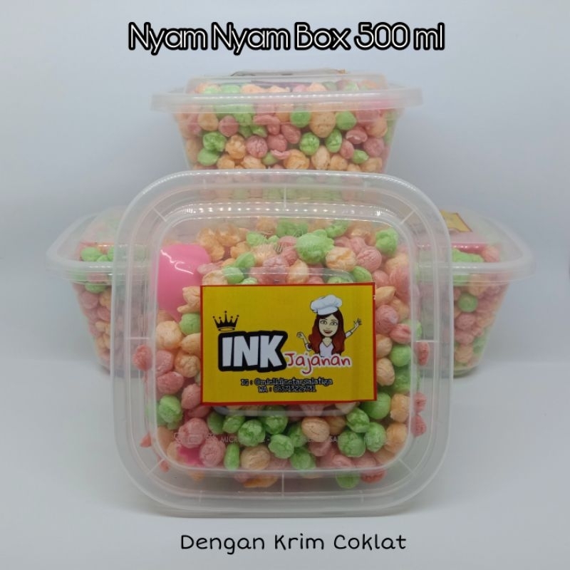 

Nyam Nyam Rice Crispy Cream Coklat Thinwall 500ml