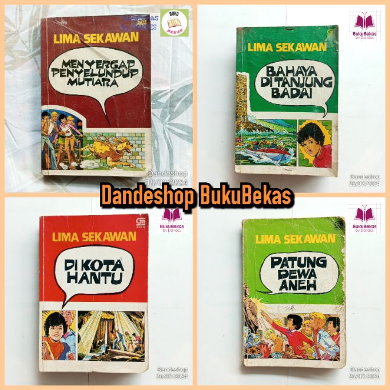 Enid Blyton Petualangan Baru Lima Sekawan Oleh Claude Voilier edisi Lebar - Novel bekas preloved Gra
