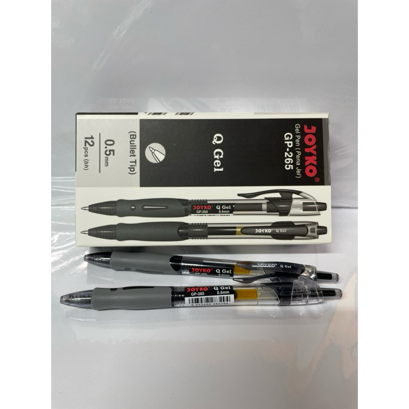

PULPEN JOYKO GEL GP-265 HITAM 12pcs