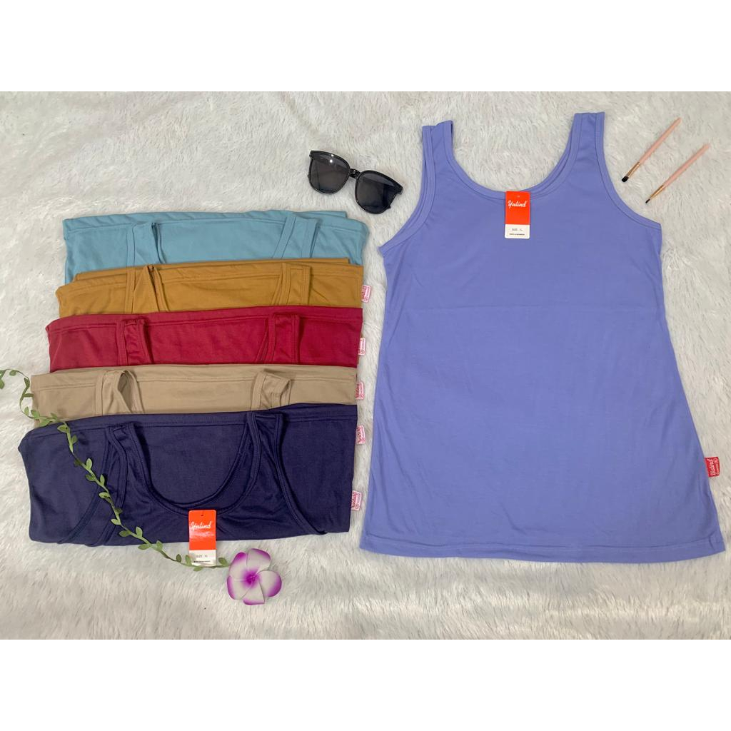 Tanktop Singlet Yutind Wanita/Singlet Wanita Premium Ber SNI Tali Besar Size L XL XXL