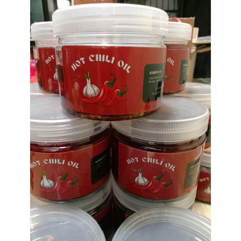 

chili oil minyak cabai pedas asli alami