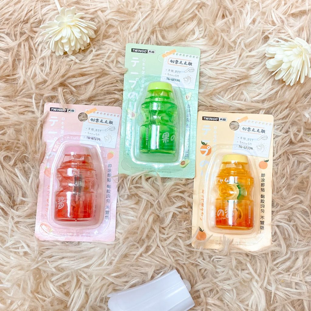 Perekat / Glue Tape / Lem Perekat Kertas Twingo TG-G2339 Minuman Cup Yakult Yogurt Susu Manik Pernak