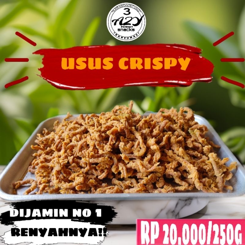 

AZY SNACK - Usus Crispy Ukuran 100g,250g,500g super murah