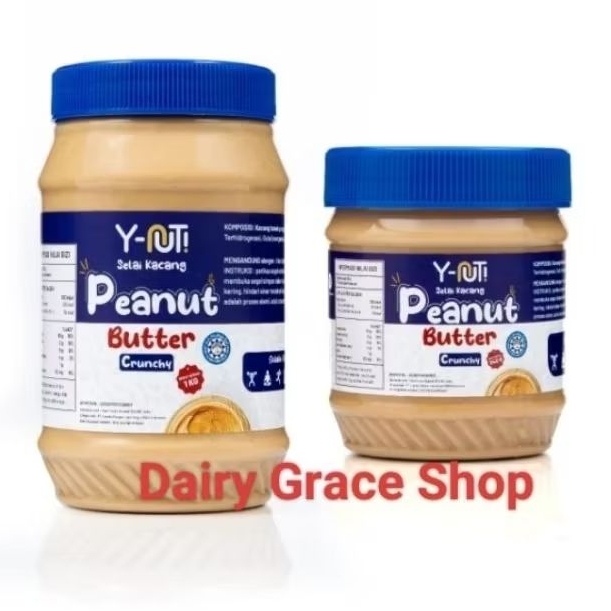 

Selai Kacang Peanut Butter Crunchy Y-nut 1 KG | Y-nut Skippy Peanut Butter Selai Kacang Creamy 1 KG