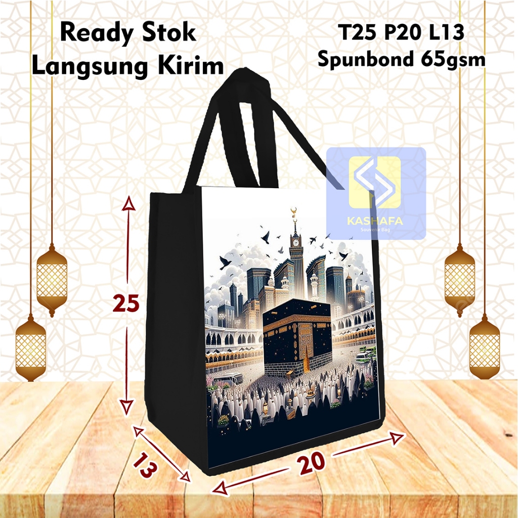 

READY STOK Tas Umroh dan Haji / Tas Untuk Oleh-Oleh Umroh / Tas Souvenir Umroh dan Haji / Goodie Bag Umroh Ready / Goodie Bag Haji Ready / Tas Motif Makkah Madinah / Souvenir Umroh dan Haji / Bingkisan Umroh / Bingkisan Haji/ Tas Sablon Umroh Haji