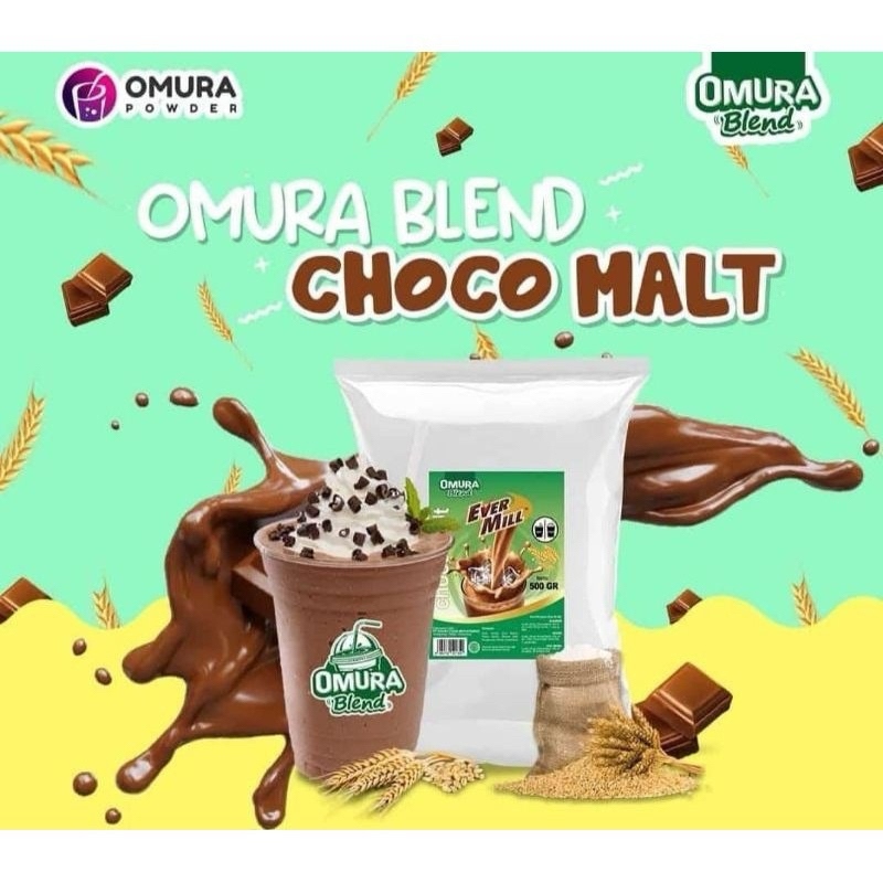 

Choco Malt 500gr / Bubuk Premium/ Bubuk Minuman Omura Blend /Bubuk Minuman Boba /Bubuk milo